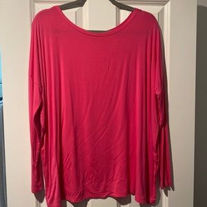 Pink long sleeve piko